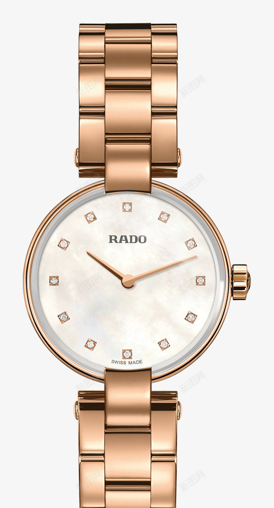 玫瑰金色女表雷达腕表手表png免抠素材_88icon https://88icon.com RADO 产品实物 女士手表 手表 机械女表 腕表 雷达