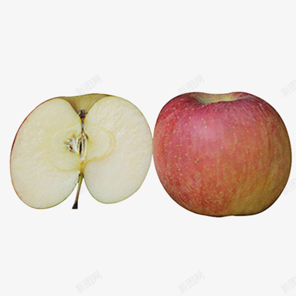 切了一半的苹果png免抠素材_88icon https://88icon.com 一半 果蔬 水果 红色 苹果