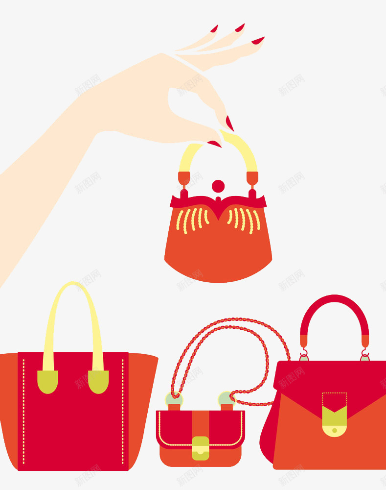 时尚女包png免抠素材_88icon https://88icon.com 包包 手提包 时尚女包 时尚女性用品 珠宝服饰 皮包