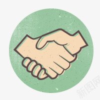 握手复古糖果png免抠素材_88icon https://88icon.com handshake 握手