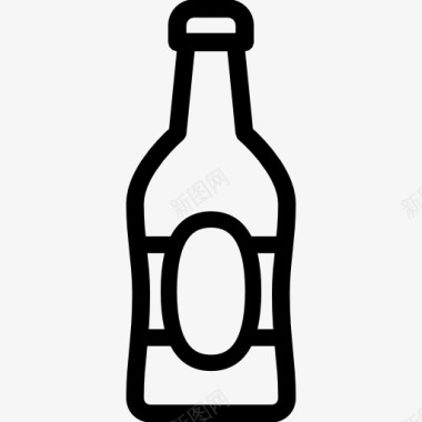 啤酒瓶设计啤酒瓶图标图标