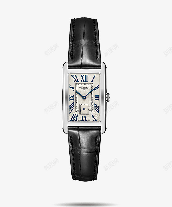 黑色浪琴表腕表手表女士手表png免抠素材_88icon https://88icon.com LONGINES 产品实物 女士 手表 机械女表 机械表 浪琴 腕表 黛绰维纳系列