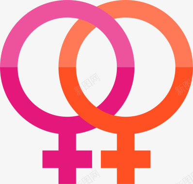 女性生活用品关爱女性符号图标图标