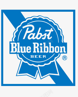 雪花啤酒标志蓝带啤酒标志矢量图图标图标