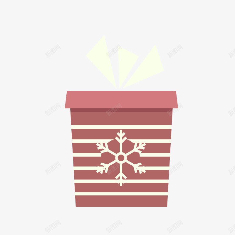 雪花圣诞箱png免抠素材_88icon https://88icon.com 卡通储物箱 卡通礼品盒 礼物盒 箱子 赠品 赠品图