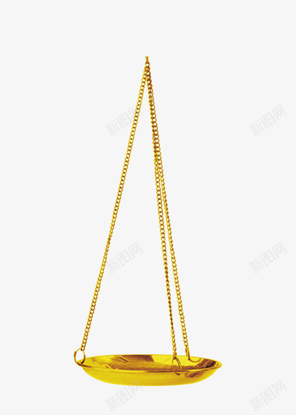 黄金称盘png免抠素材_88icon https://88icon.com 中国风 秤盘 金色 黄金