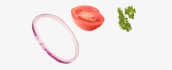 蔬菜西红柿绿叶素材
