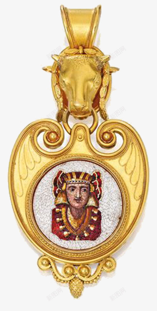 黄金吊饰png免抠素材_88icon https://88icon.com 产品实物 吊饰 金雕 黄金