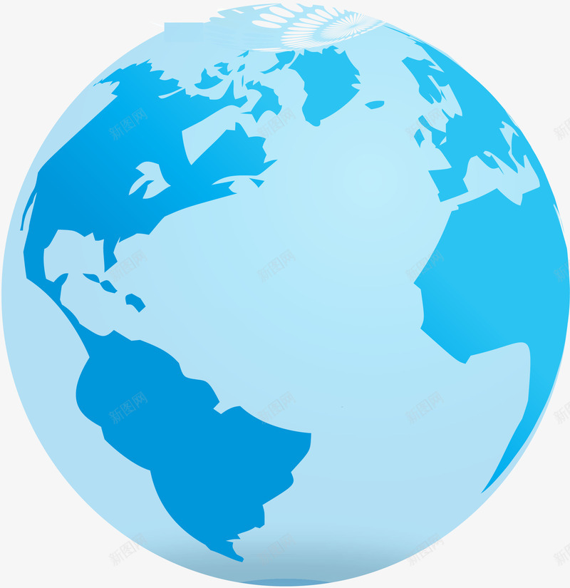 蓝色卡通地球图png免抠素材_88icon https://88icon.com 世界区域 世界地区 区域 区域图 地区 地区图 地域 地球 域 生活区域 生活地区 绿色
