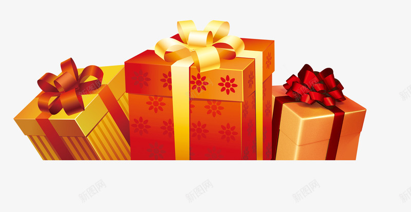 促销礼品盒png免抠素材_88icon https://88icon.com 回馈 礼品 装饰