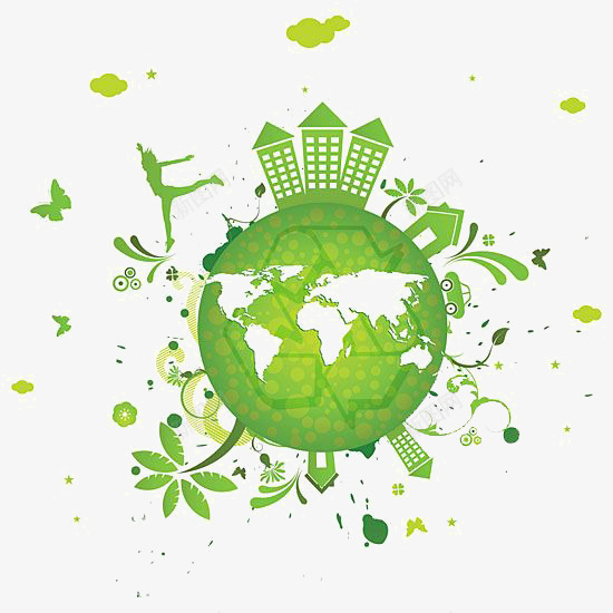 绿色地球元素png免抠素材_88icon https://88icon.com PPT元素 地球印花 环保 环境 生态 绿色星球