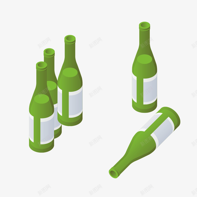 卡通啤酒酒瓶图案png免抠素材_88icon https://88icon.com 卡通 卡通啤酒酒瓶图案 卡通图案 啤酒 图案 白色 酒瓶