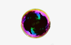 彩色泡泡里的地球素材