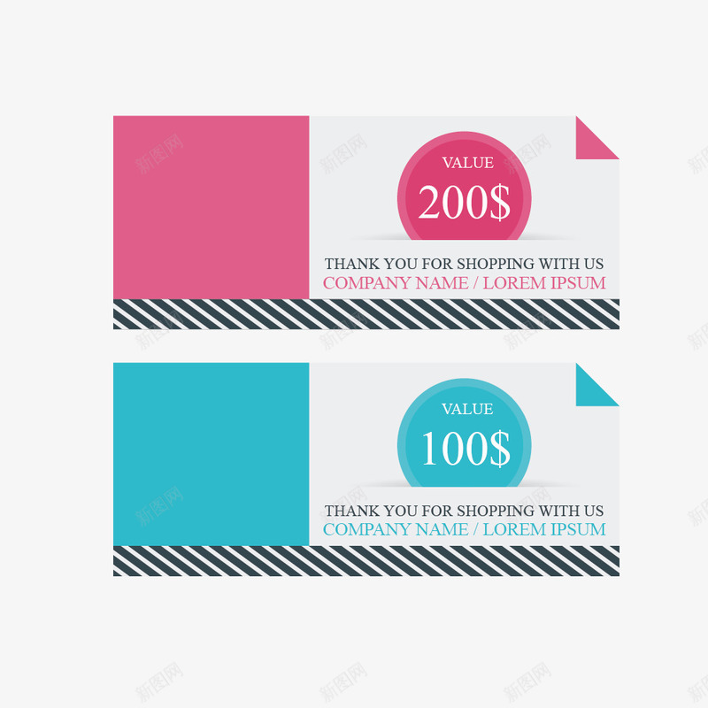 纯色店铺优惠券png免抠素材_88icon https://88icon.com 店铺优惠券 店铺优惠劵 折扣券 抵用券 纯色