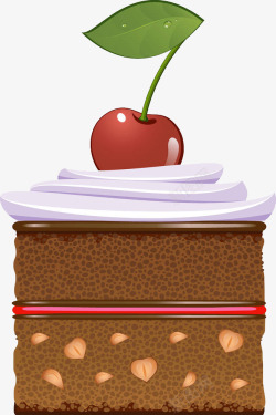 杯子里的蛋糕杯子里的樱桃蛋糕高清图片