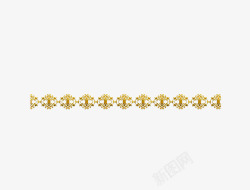 古典花纹黄金镶边素材
