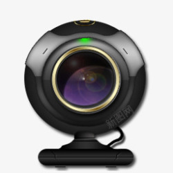 webcam网络摄像头黄金blackandgoldicons图标高清图片