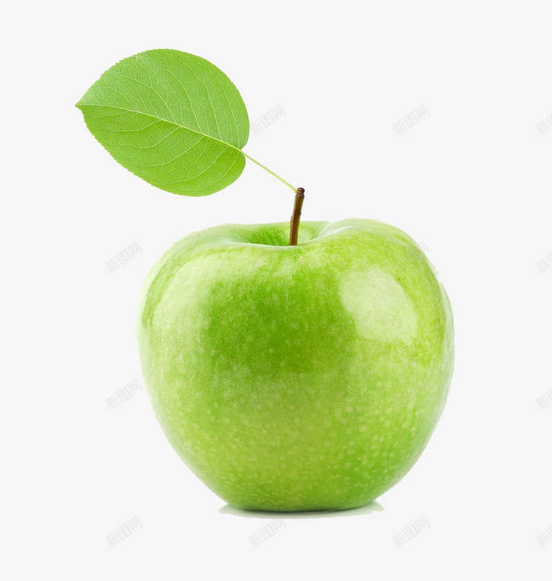 青苹果特写png免抠素材_88icon https://88icon.com 健康 叶子 实物 新鲜水果 有机苹果 绿色 自然 进口水果 青苹果特写