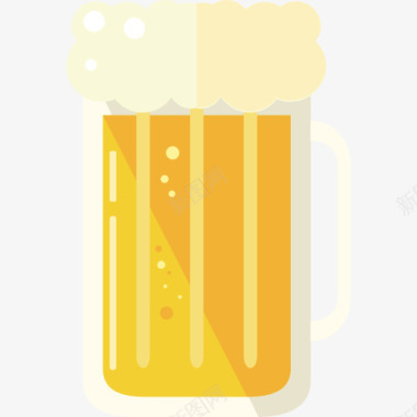 手握啤酒杯啤酒图标图标