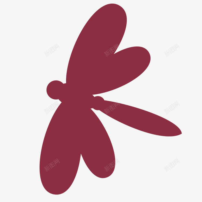 蜻蜓剪影png免抠素材_88icon https://88icon.com 一只 剪影 卡通 尾巴 手绘 紫色 翅膀 蜻蜓