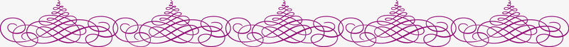 紫色曲线分割线矢量图ai免抠素材_88icon https://88icon.com 分割线 紫色 矢量图