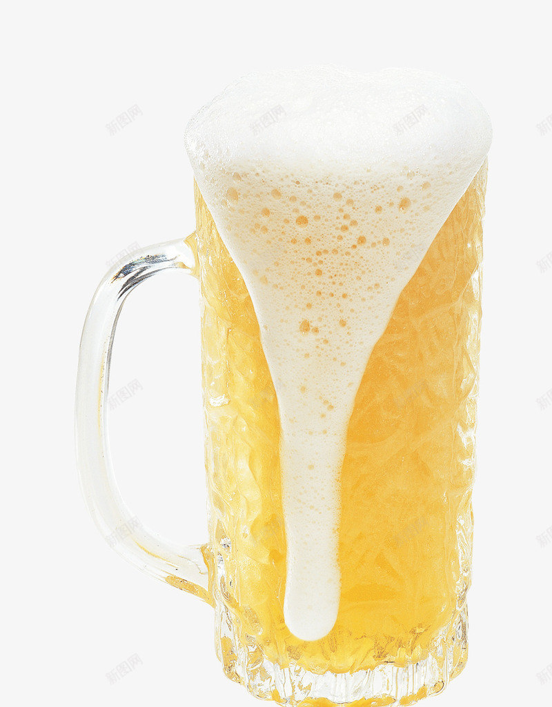 玻璃杯里的啤酒png免抠素材_88icon https://88icon.com 啤酒 泡沫 玻璃杯 酒水