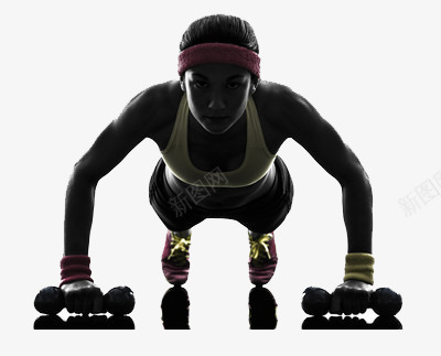 正在做俯卧撑的女性png免抠素材_88icon https://88icon.com 健体 强身 锻炼