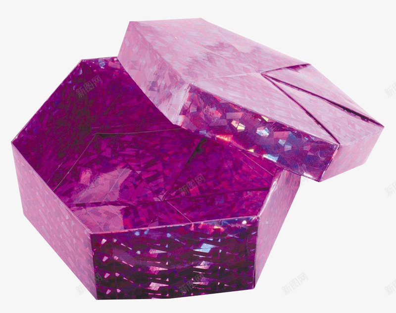 打开的礼品盒png免抠素材_88icon https://88icon.com 包装 打开的礼品盒 礼物 礼盒 紫色