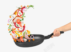 鸡肉蔬菜扦子翻炒的蔬菜鸡肉高清图片