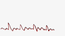 跳动的心电图素材