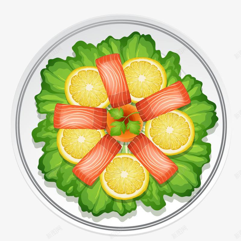 俯视图美食食物矢量图ai免抠素材_88icon https://88icon.com 俯视图 卡通 盘子里的美食 蔬菜水果 食物设计 矢量图