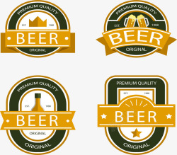 进口优质皮夹啤酒标志徽章高清图片