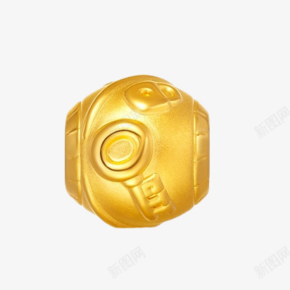 周大福黄金转运珠png免抠素材_88icon https://88icon.com 产品实物 周大福 珠宝 转运珠 黄金