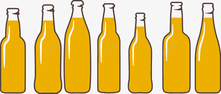 啤酒节艺术字精美啤酒标签图标图标