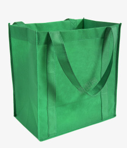 环保帆布袋绿色帆布购物袋高清图片