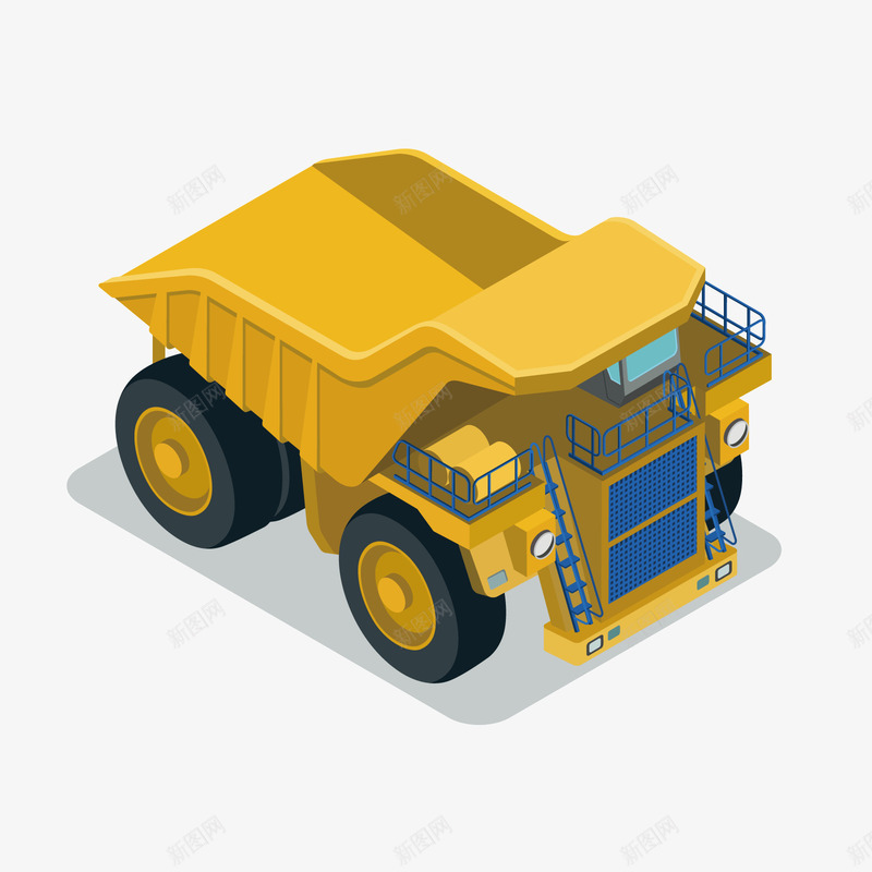 黄色卡车png免抠素材_88icon https://88icon.com 卡车 机械 汽车 渐变 轮胎 运输 重型 黄色