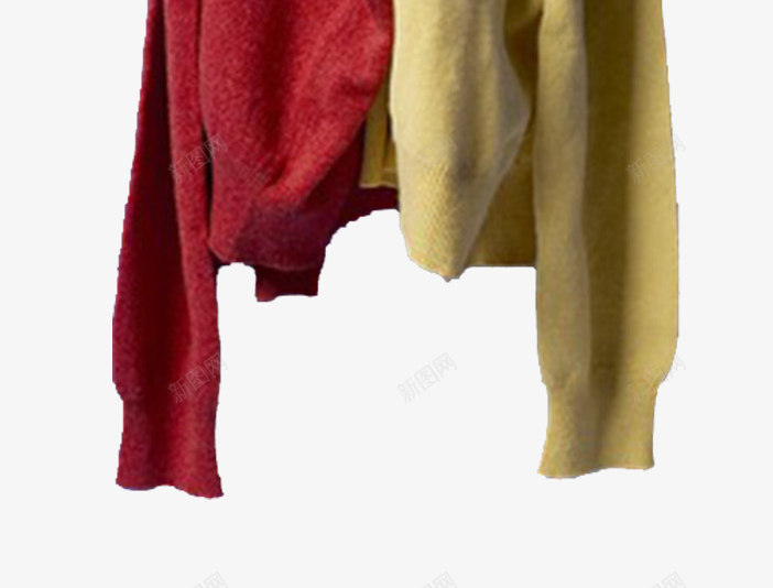 两件挂着的衣服png免抠素材_88icon https://88icon.com 两件衣服 挂着的衣服 服装 线衫