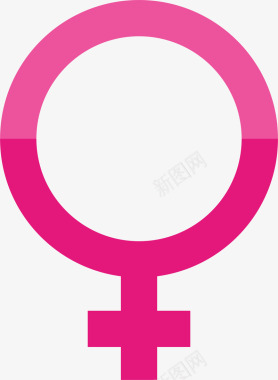 粉色女性图标图标