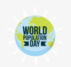 世界人口日素材