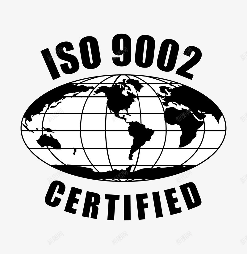 ISO9002标志png免抠素材_88icon https://88icon.com 地球 标志 矢量素材