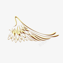 鎏金翅膀欧式金属翅膀高清图片