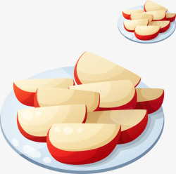 切片的苹果素材