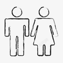 夫妇女性性别组男性用户组洗手间素材