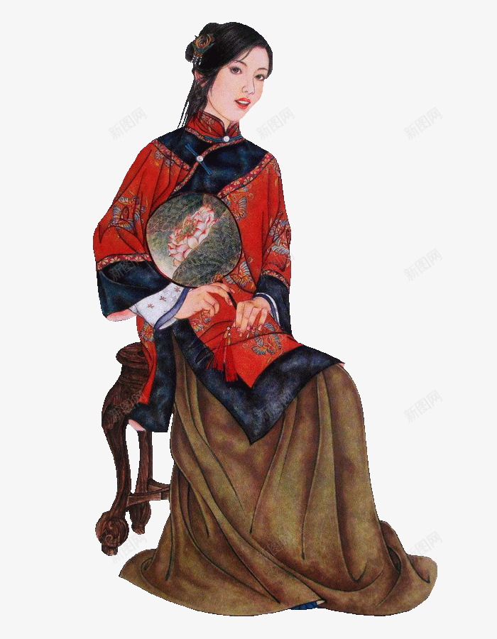 中国古代女子png免抠素材_88icon https://88icon.com 中国风 传统 古代 女性