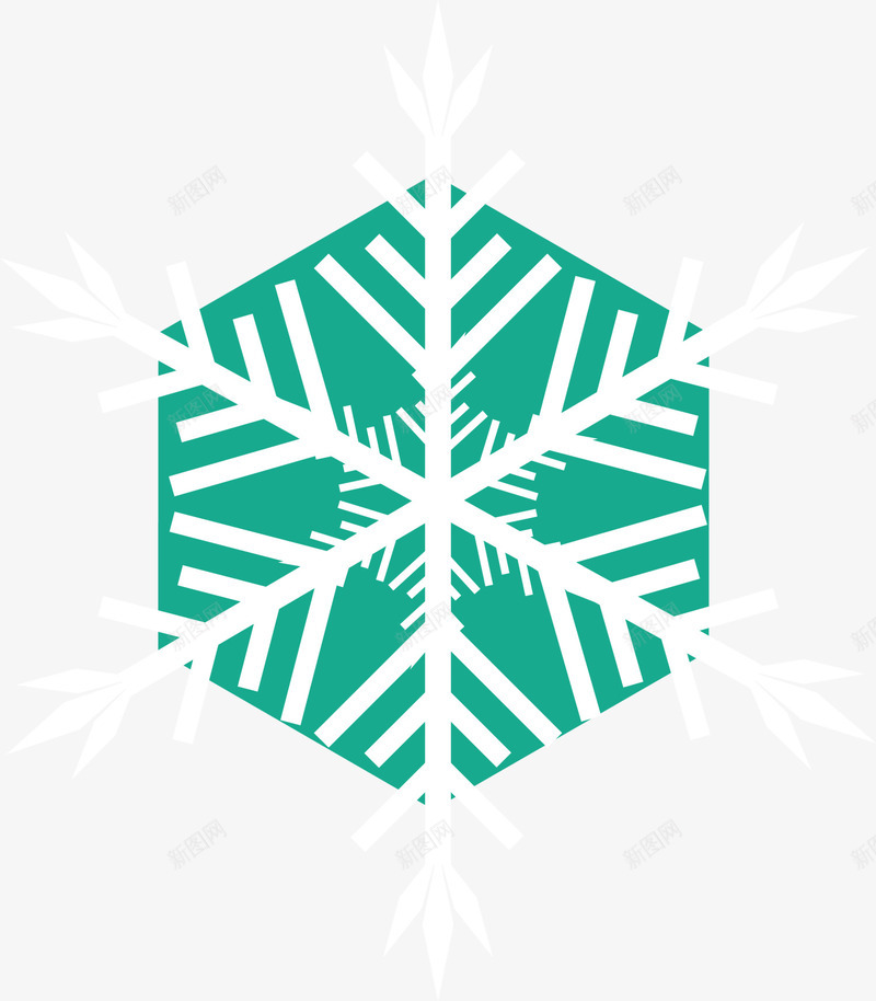 绿色梦幻雪花片png免抠素材_88icon https://88icon.com winter 冬天 冬季 寒冬 绿色雪花片 飘雪