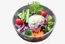 一碗蔬菜沙拉蔬菜沙拉高清图片
