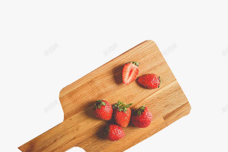砧板上的草莓png免抠素材_88icon https://88icon.com 案板 水果 草莓 蔬菜 食物