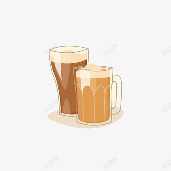 啤酒饮料png免抠素材_88icon https://88icon.com banner装饰 啤酒 手绘 海报装饰 漫画 饮品 饮料