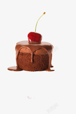 樱桃巧克力蛋糕素材