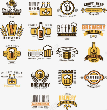 相框背景图片彩色啤酒节卡通图标片图标